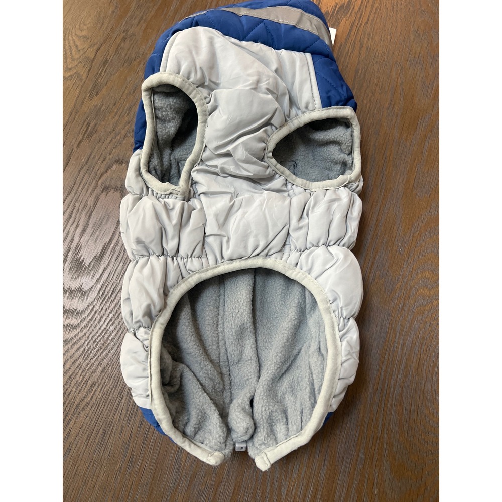 Blue Quilted Dog Winter Coat small - Picture 5 of 6